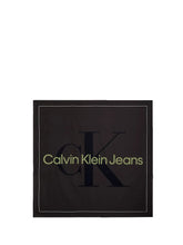 Calvin Klein Foulard Donna Nero/verde - Multicolore